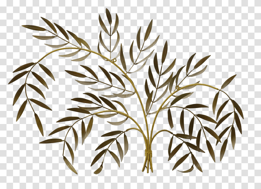 Italian Palm Frond Wall Sculpture Twig, Leaf, Plant, Night, Outdoors Transparent Png