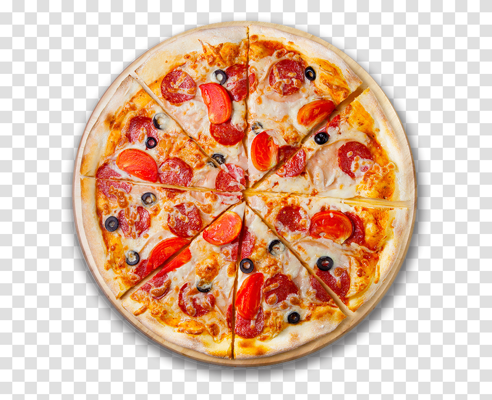 Italian Pizzeria Just For Kids Pizza Peperoni Jamon Y Carne, Food, Dish, Meal, Poster Transparent Png