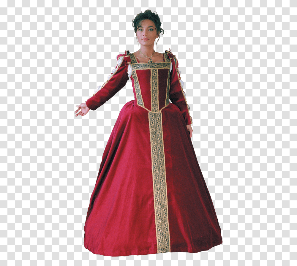Italian Renaissance Clothing For Women, Dress, Female, Person, Costume Transparent Png