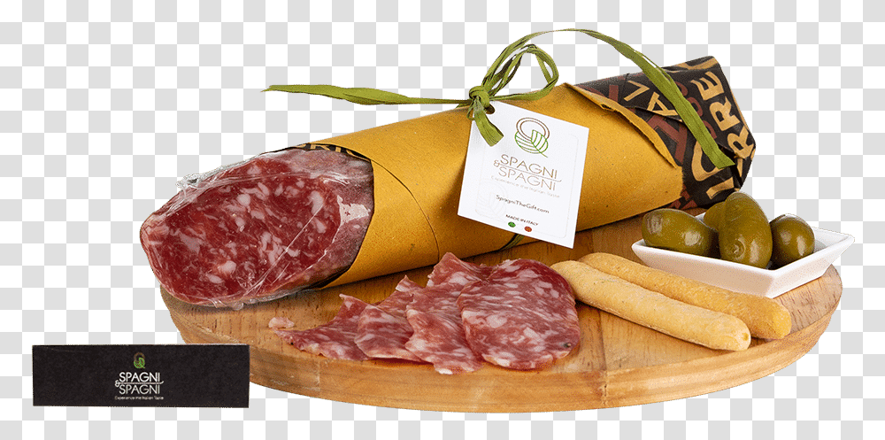 Italian Salami Pgi 300 G Vacuum Packed Pepperoni, Pork, Food, Ham, Shop Transparent Png