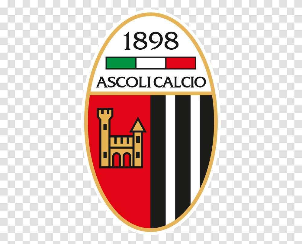 Italian Serie B Football Logos Ascoli Logo, Symbol, Trademark, Armor, Badge Transparent Png