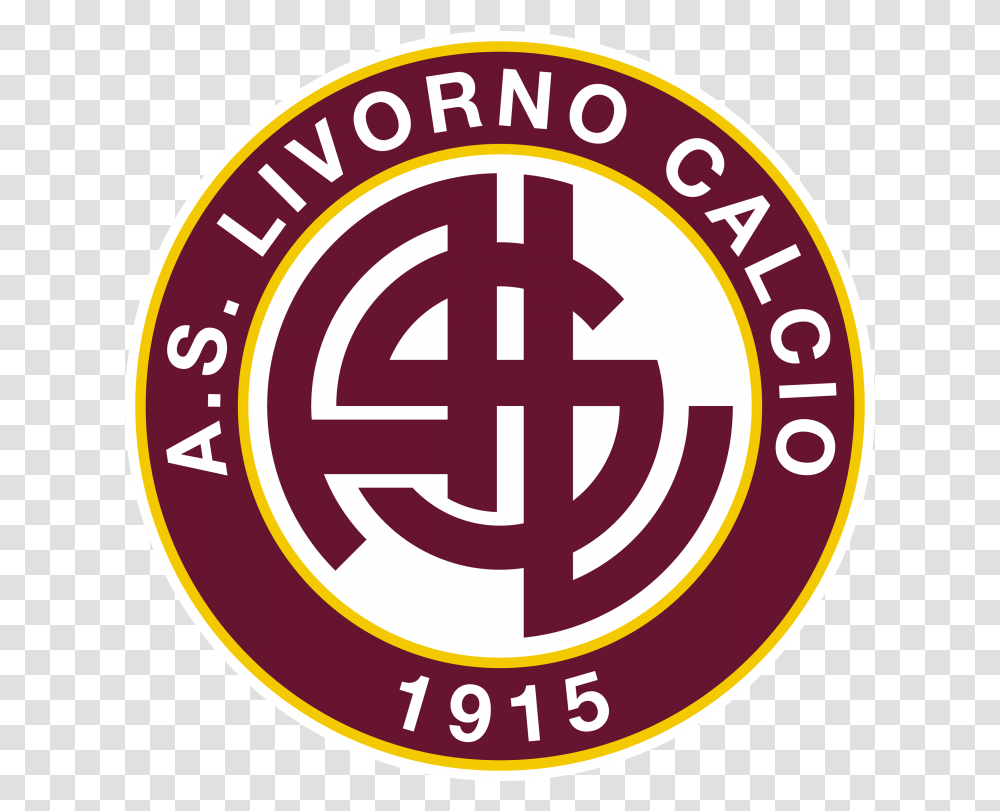 Italian Serie B Football Logos Livorno Calcio Logo, Symbol, Trademark, Badge, Text Transparent Png