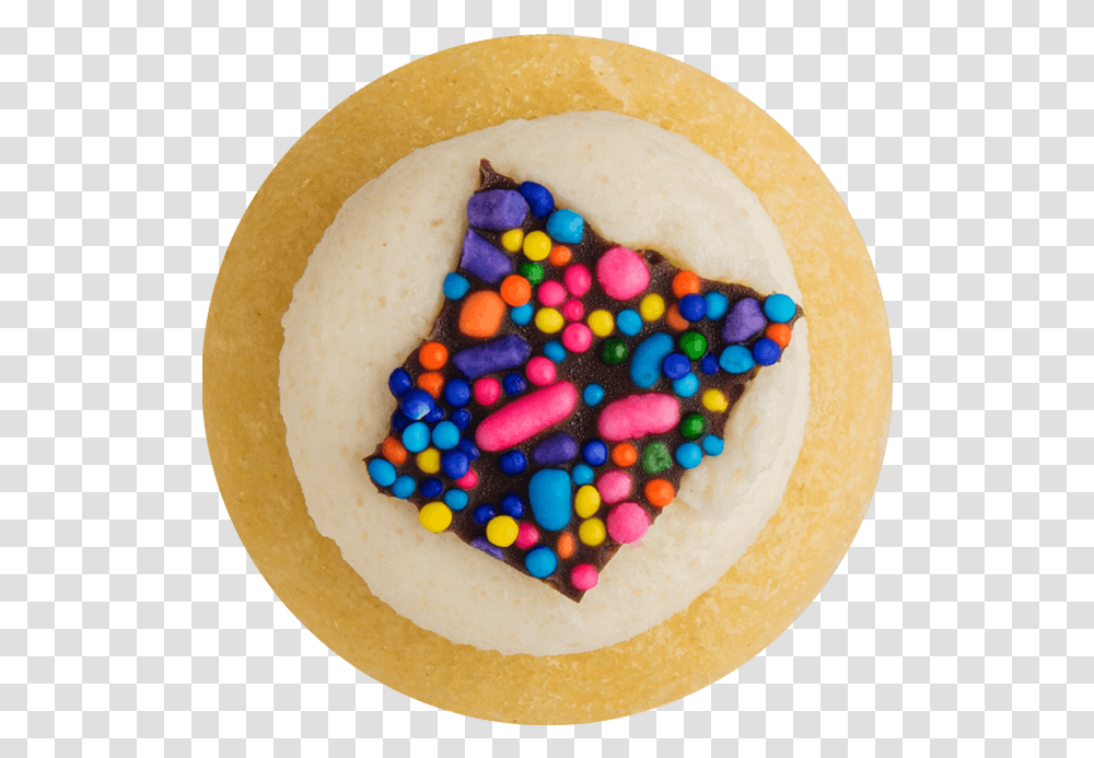 Italian Sprinkle Cookie Cupcake, Sweets, Food, Confectionery, Egg Transparent Png