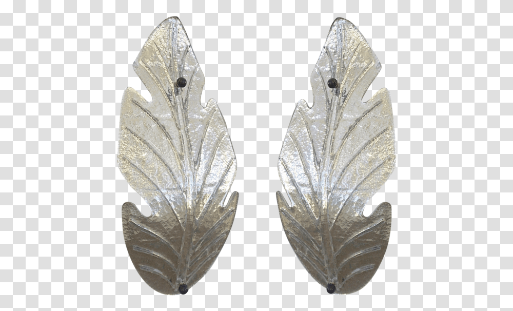 Italian Vintage Nickel Pair Of Tall Silver Color Murano, Bronze, Accessories, Accessory, Jewelry Transparent Png