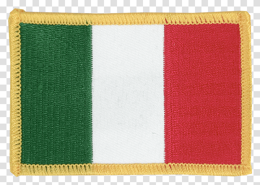 Italy Flag Patch Italy Flag Patch, Rug, Label, Blanket Transparent Png
