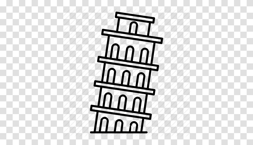 Italy Landmark Leaning Tower Of Pisa Pisa Tower Tower Travel, Gray Transparent Png