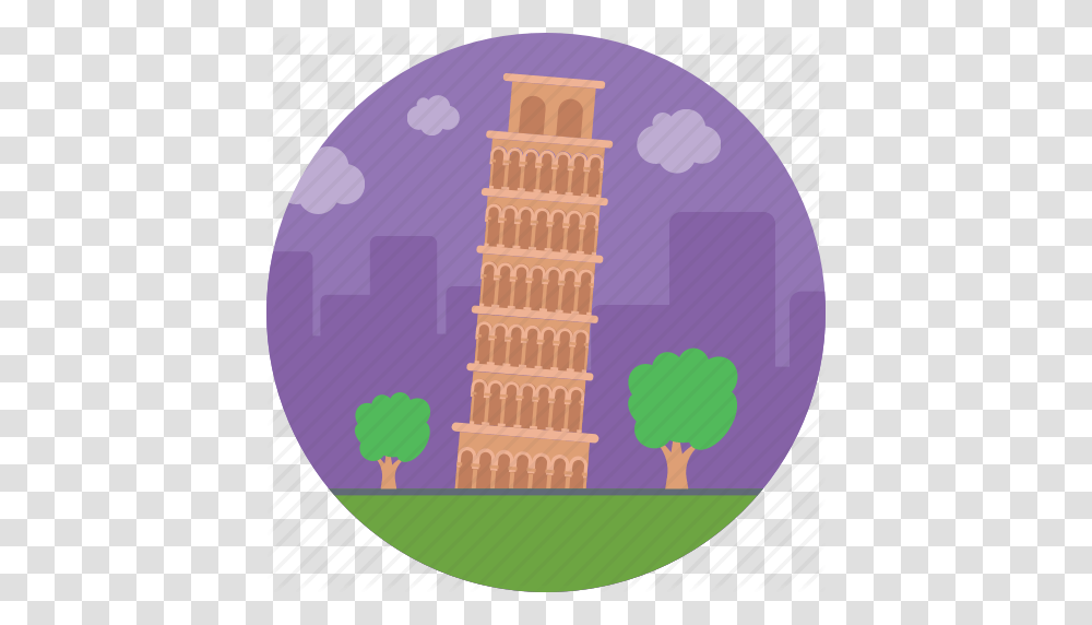 Italy Landmark Leaning Tower Of Pisa Pisa World Famous, Birthday Cake, Food, Logo Transparent Png