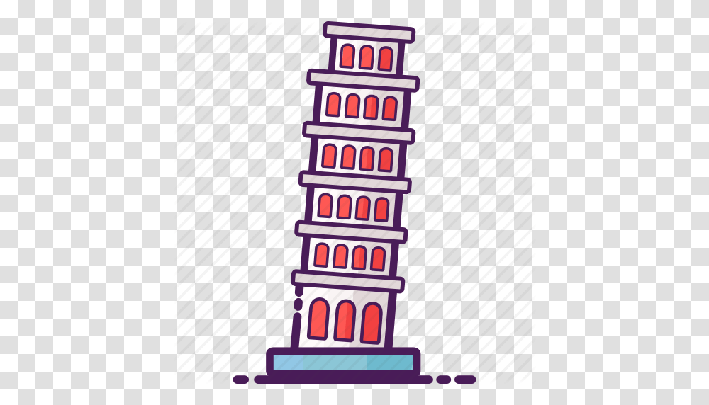 Italy Landmarks Leaning Tower Pisa Tower Icon, Architecture, Building, Urban, City Transparent Png