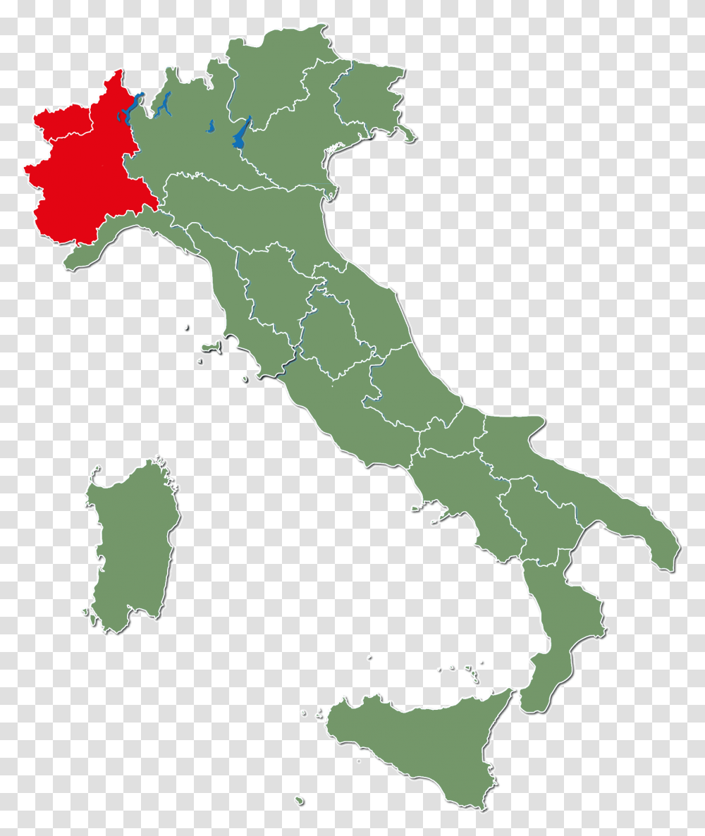 Italy Map, Diagram, Atlas, Plot, Land Transparent Png