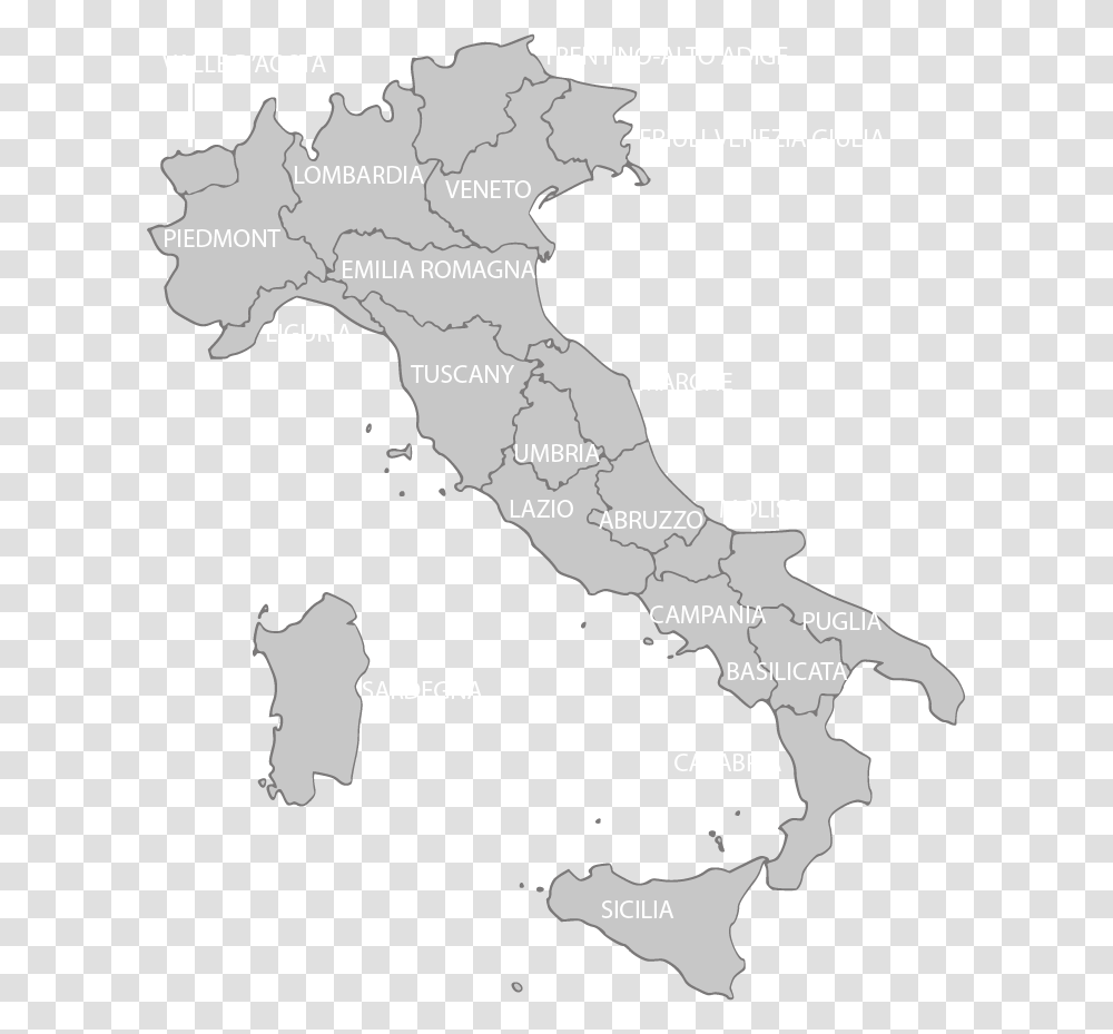 Italy Map, Diagram, Plot, Atlas, Horse Transparent Png