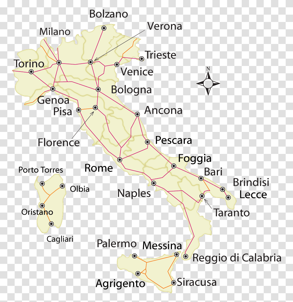 Italy Map, Diagram, Plot, Atlas, Poster Transparent Png