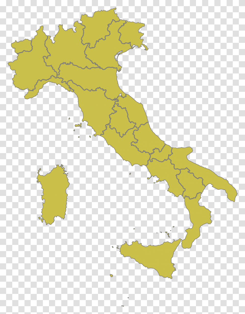 Italy Map, Diagram, Plot, Atlas Transparent Png
