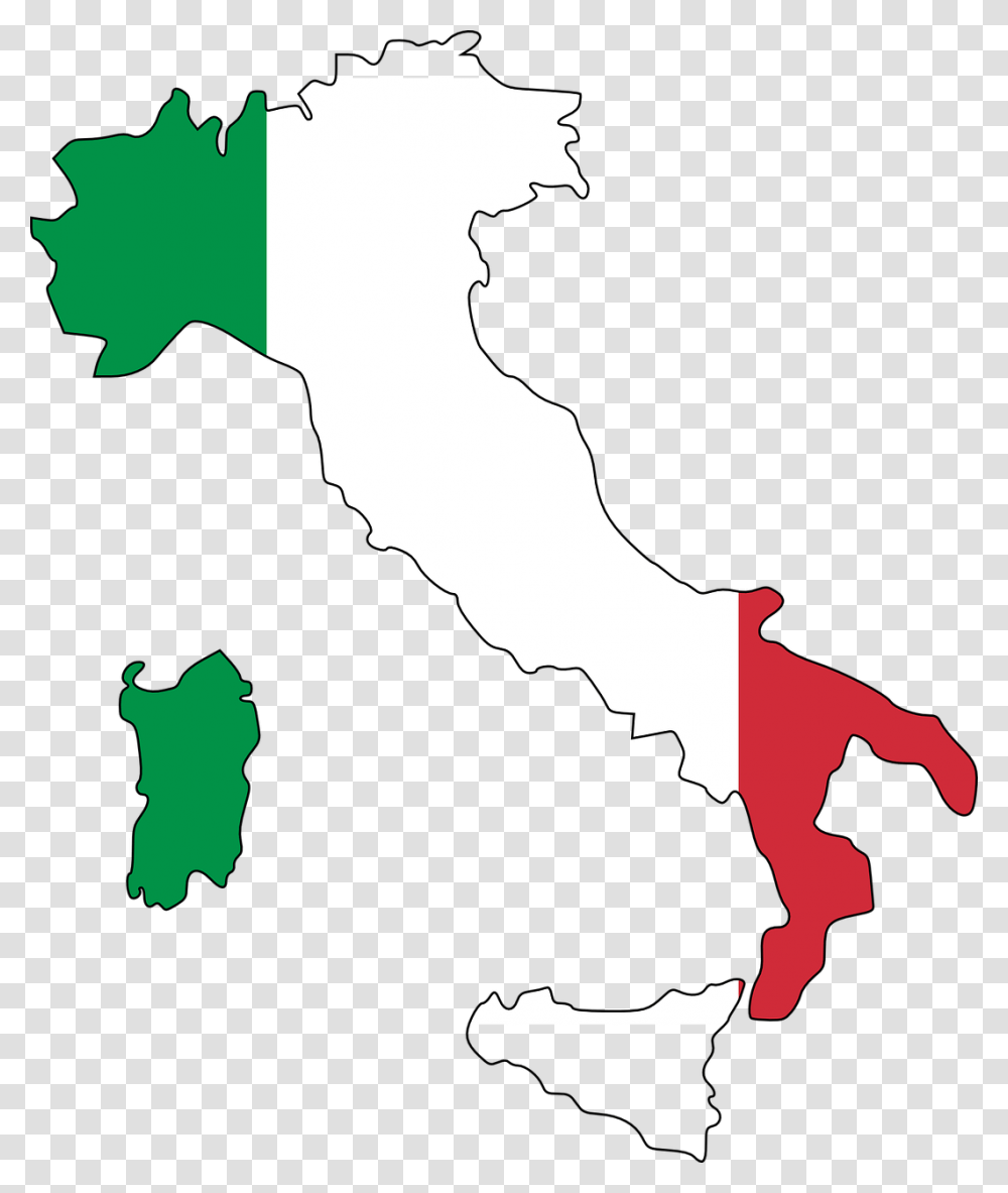Italy Map, Silhouette, Person, People Transparent Png