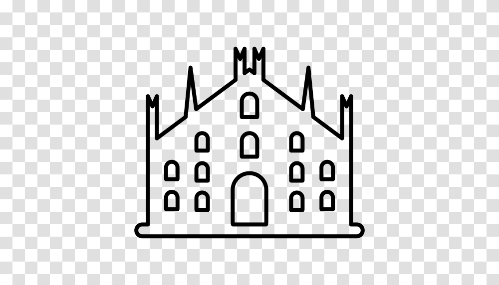 Italy Milan Cathedral Italy Leaning Tower Of Pisa Icon With, Gray, World Of Warcraft Transparent Png