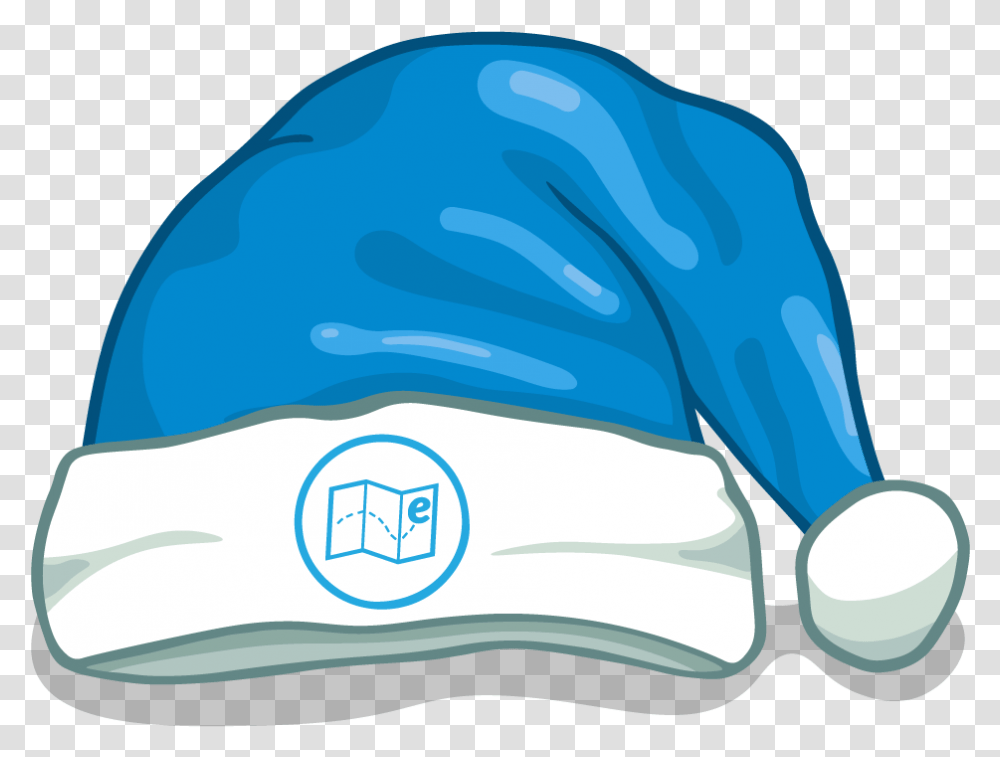 Item Detail Eventzee Santa Hat Itembrowser Itembrowser Blue Christmas Hat, Clothing, Hand, Art, Ice Transparent Png
