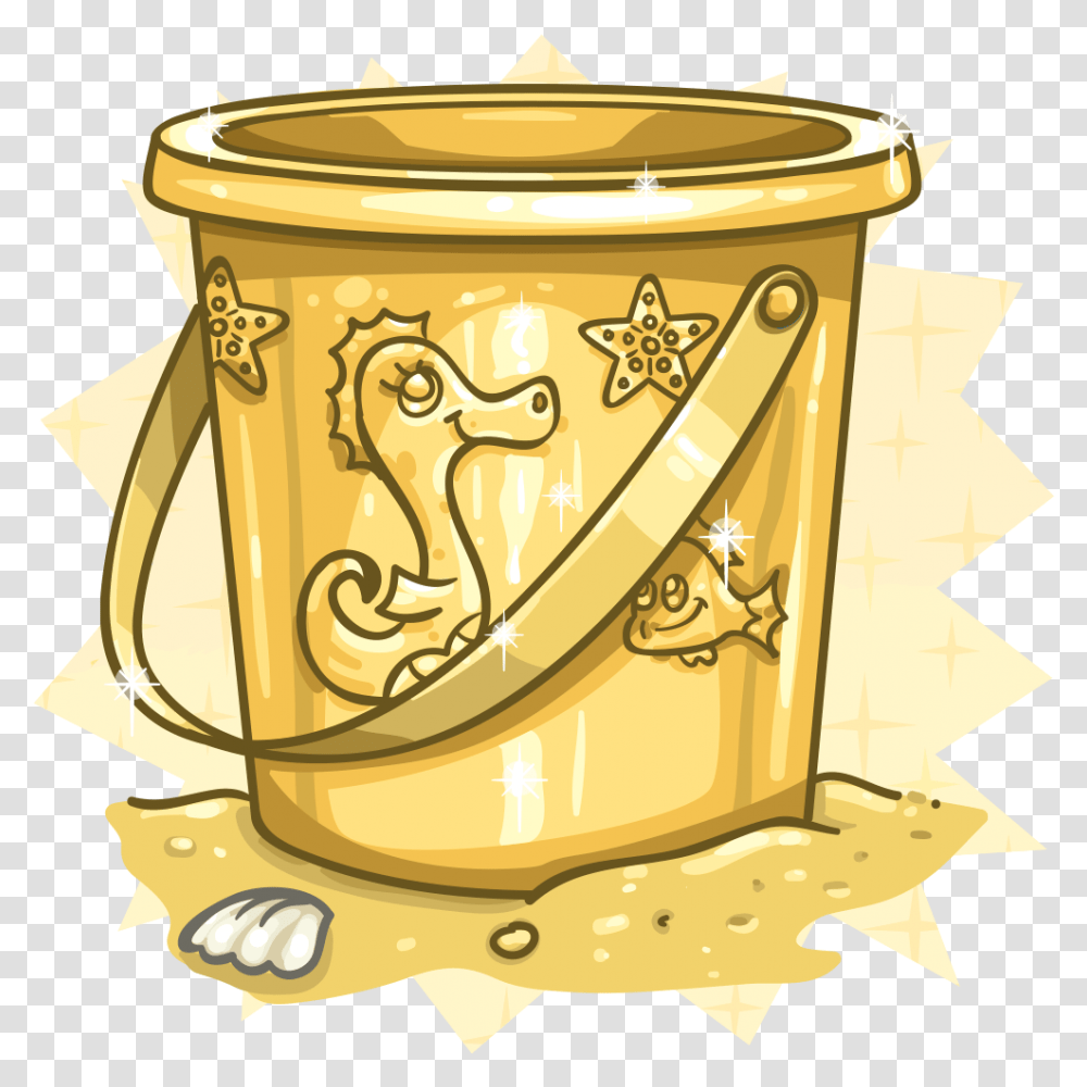 Item Detail Golden Bucket, Trophy, Treasure, Gold Medal Transparent Png
