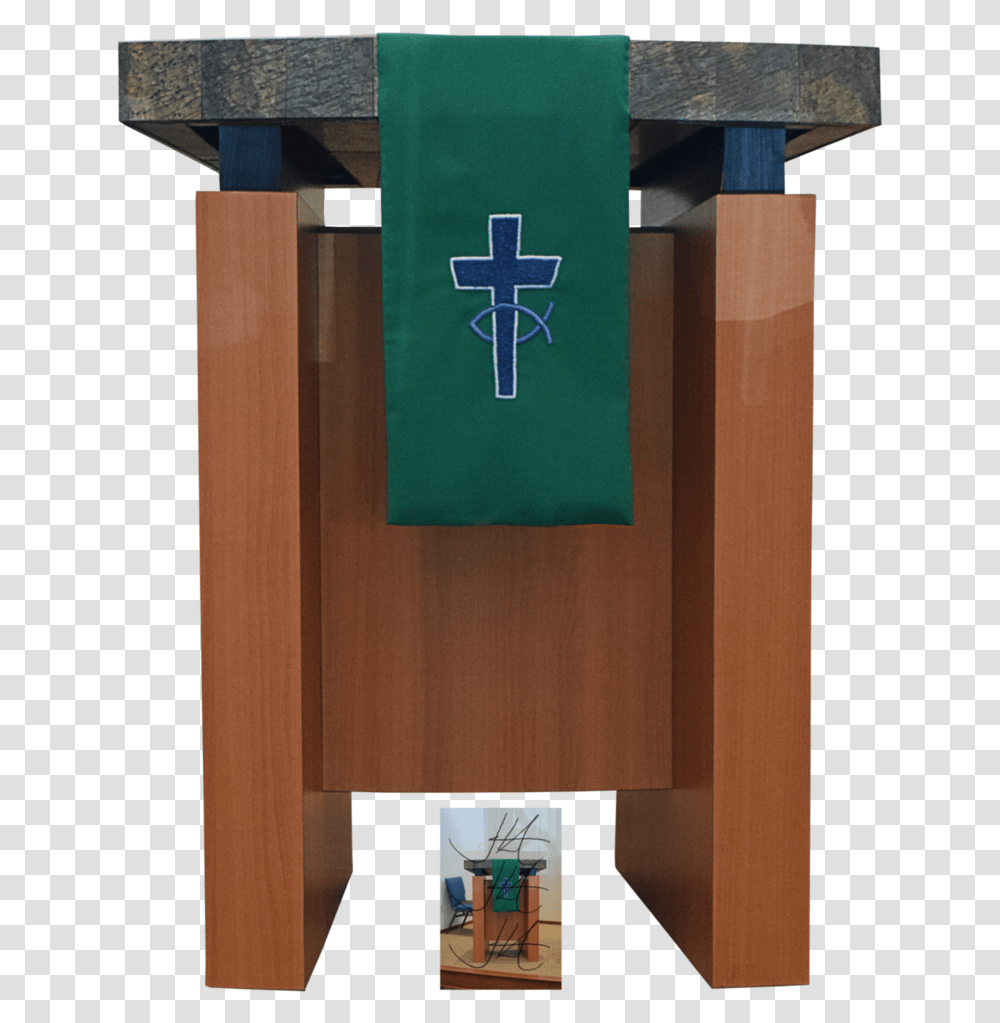 Itemcrosssymbol Pulpit, Mailbox, Furniture Transparent Png
