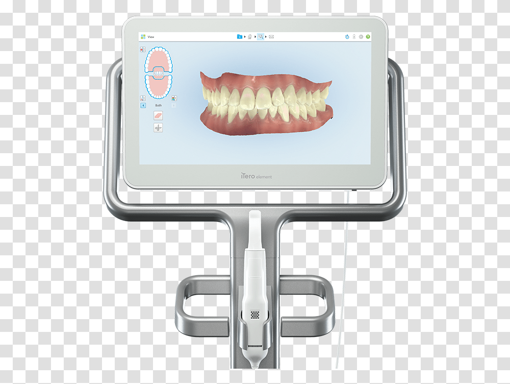 Itero Element 2 Impression Free Scanner Itero Element 2 Scanner, Teeth, Mouth, Lip, Jaw Transparent Png