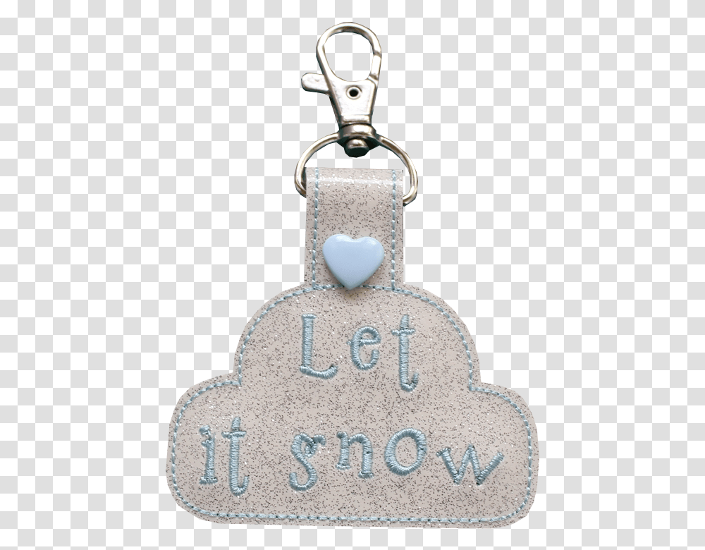 Ith Let It Snow Christmas Key Fob Keychain, Pendant, Birthday Cake, Dessert, Food Transparent Png