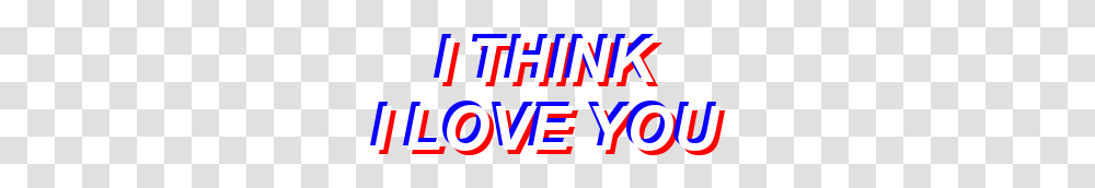 Ithinkiloveyou Text Aesthetic Glitch Retro Aesthetic Tumblr Background, Word, Alphabet, Urban Transparent Png