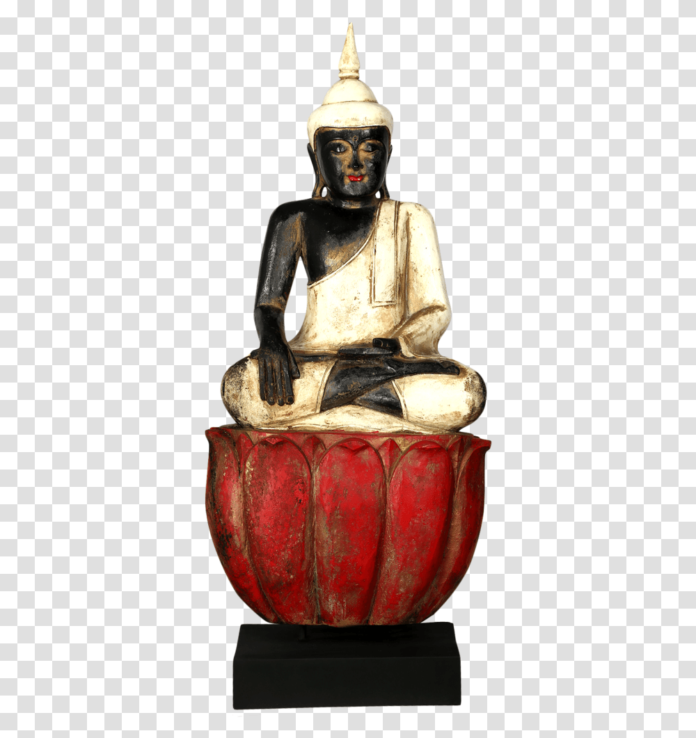 Itlbl Lotus Buddha Statue Statue, Worship, Sculpture, Architecture Transparent Png