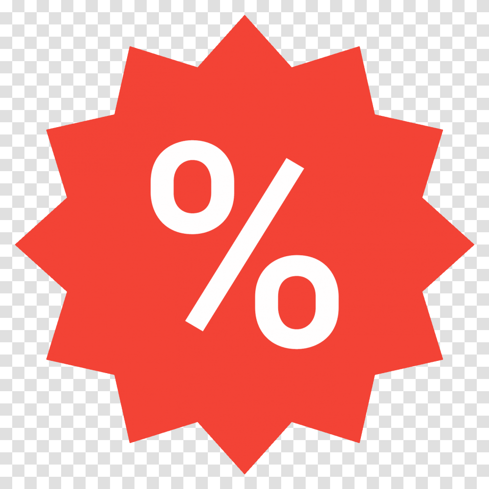 Itquots A Circular Shape With Triangular Points On All Percentage Sale Icon, Leaf, Plant, First Aid Transparent Png
