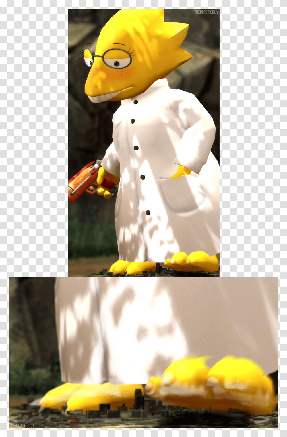 Itquots For Science Undertale Alphys Giantess, Chef, Finger, Icing, Cream Transparent Png