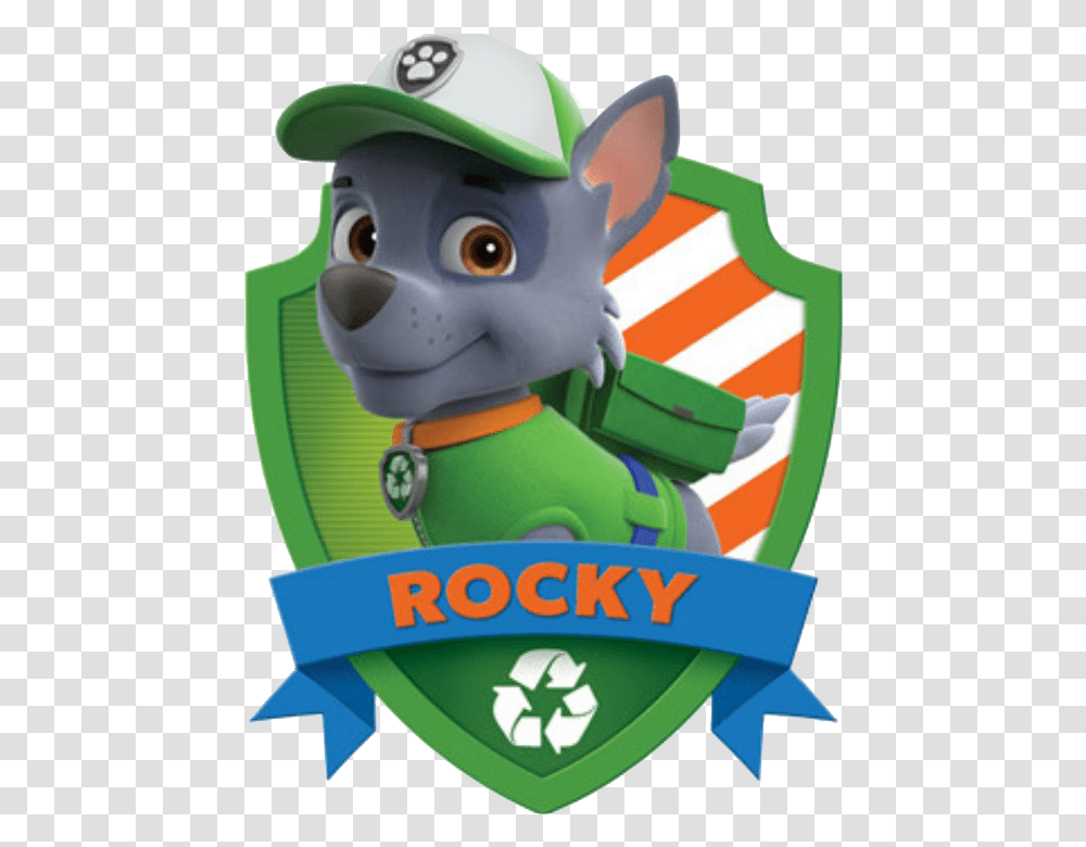 Itquots Rocky Press 5 To Hear From The Recycling Pup Paw Patrol Badge Rocky, Toy, Recycling Symbol, Legend Of Zelda Transparent Png