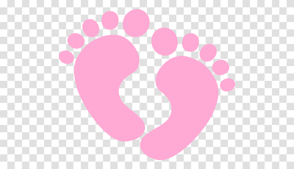 Its A Girl Clipart Baby Shower Pink, Footprint, Rug, Purple Transparent Png