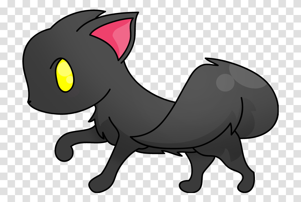 Its Kira Time Black Cat, Animal, Dinosaur, Reptile, Mammal Transparent Png