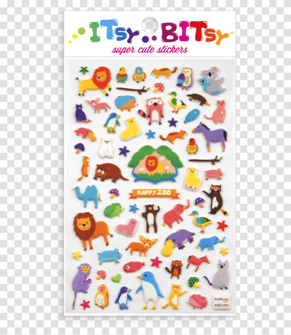 Itsy Bitsy Stickers Sticker, Alphabet, Number Transparent Png