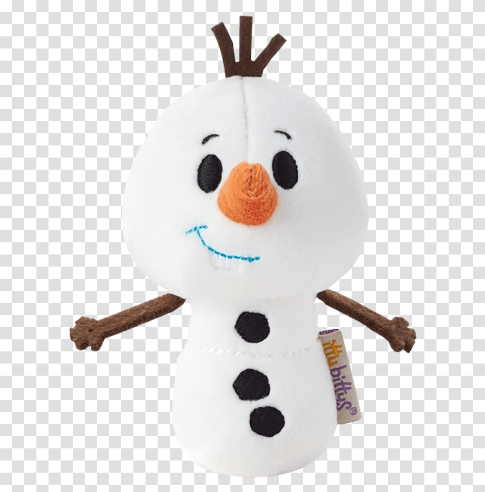 Itty Bitty Olaf Plush Toy Stuffed Toy, Nature, Outdoors, Snowman, Winter Transparent Png