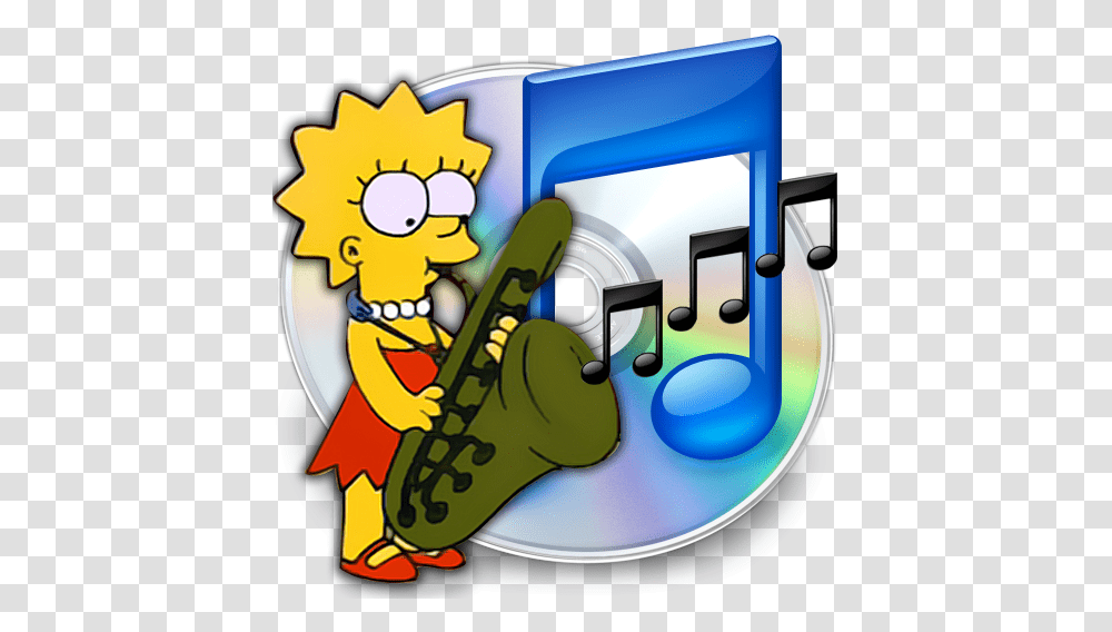 Itunes Lisa Icon The Simpsons Collection Softiconscom Hd Music Icon, Graphics, Art Transparent Png