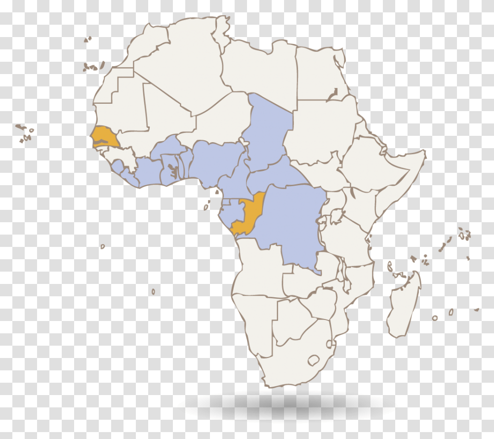Ituri Forest On Africa Map, Diagram, Plot, Atlas Transparent Png