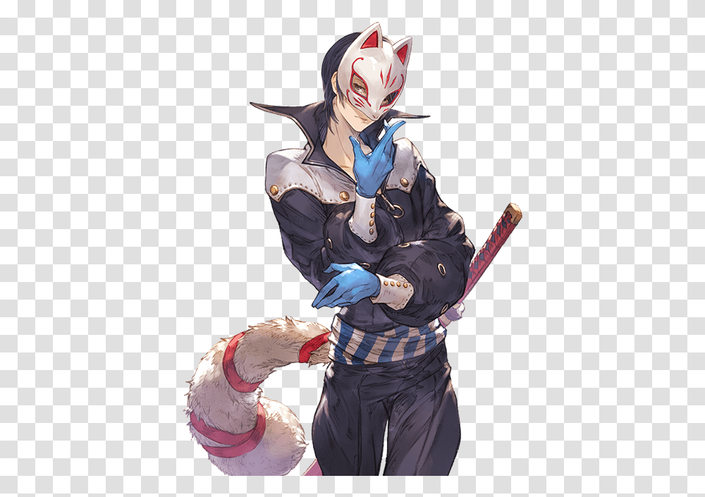 I'll Face Myself Ideas In 2021 Persona 5 4 Persona 5 Granblue Fantasy Yusuke, Clothing, People, Bird, Animal Transparent Png