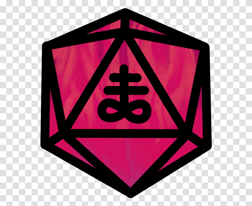Ive Made A Satanic D20 And A Rainbow Satanic D20 For Triangle, Star Symbol, Sign Transparent Png