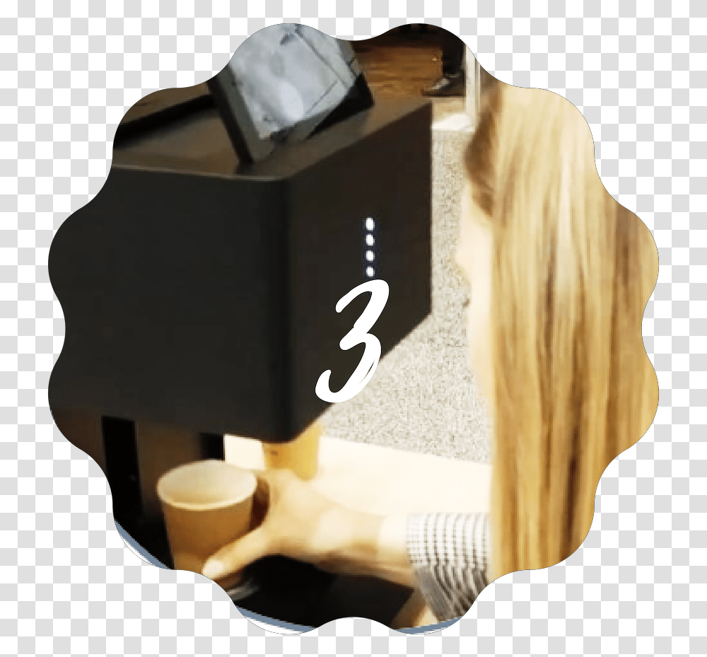 Iview Latte Art Printer Selfie Printer On Coffee Designs Guinness, Person, Wood, Head, Crystal Transparent Png