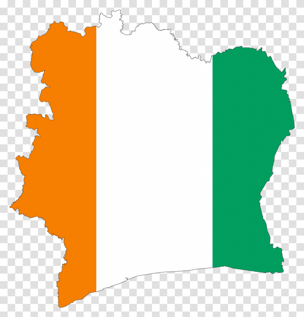 Ivory Coast Flag Map, Pillow, Cushion Transparent Png