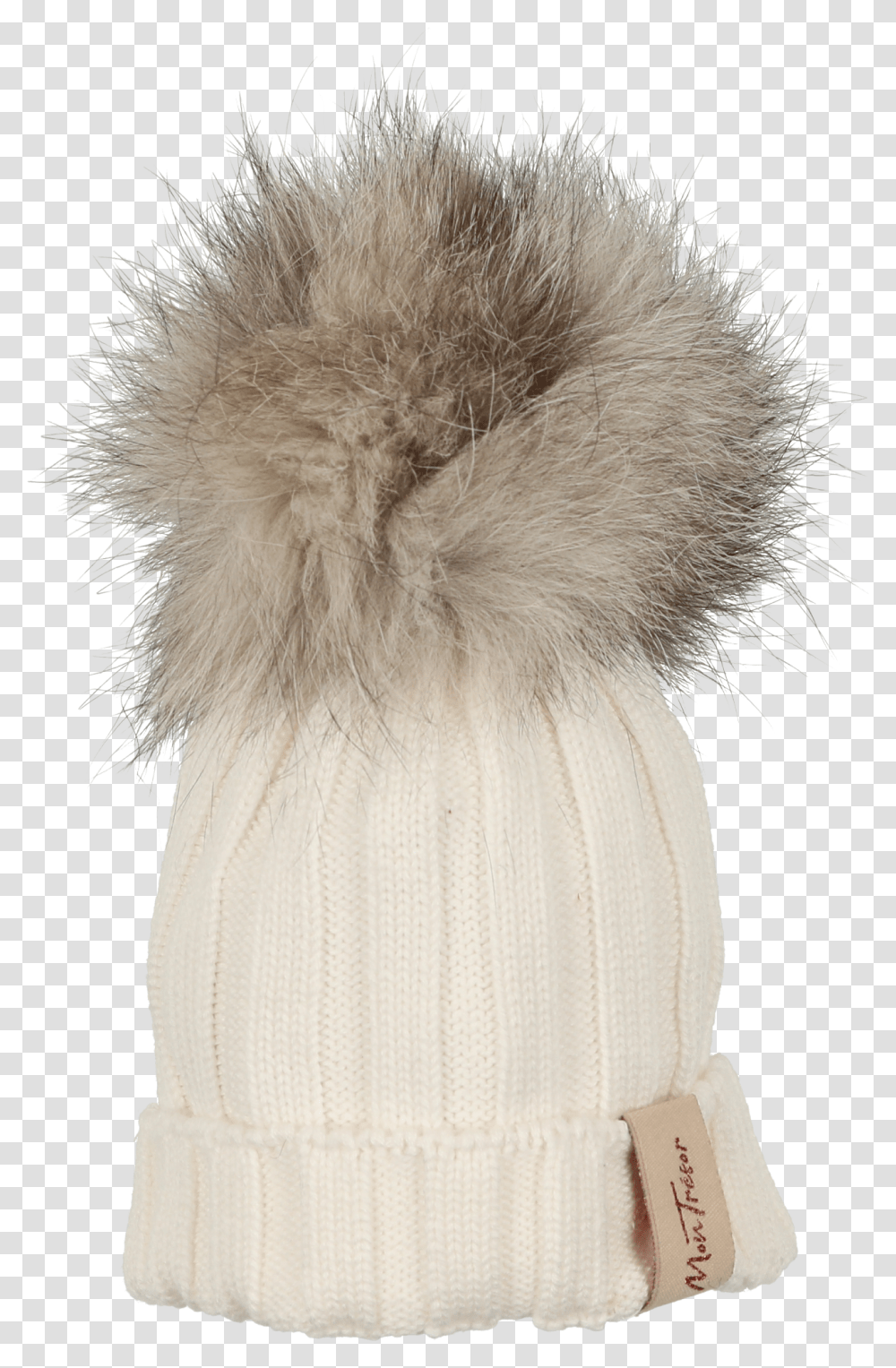 Ivory French Knit Set By Mon TresorClass Fur Clothing, Apparel, Bird, Animal, Hat Transparent Png