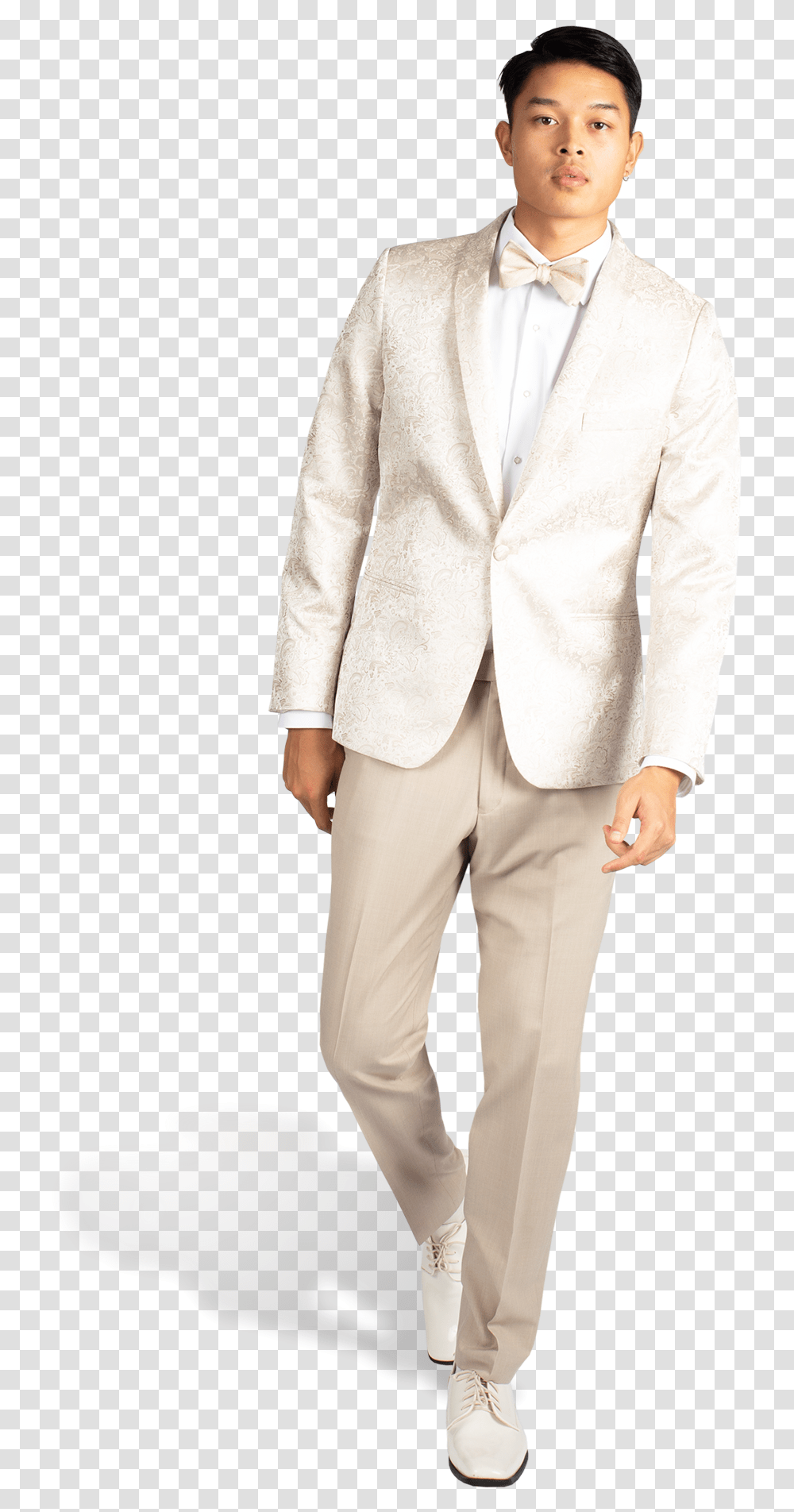 Ivory Paisley Dillon Tuxedo By Midnight Blue Gentleman, Suit, Overcoat, Apparel Transparent Png
