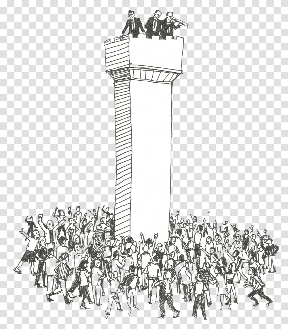 Ivory Tower, Architecture, Building, Crowd, Person Transparent Png