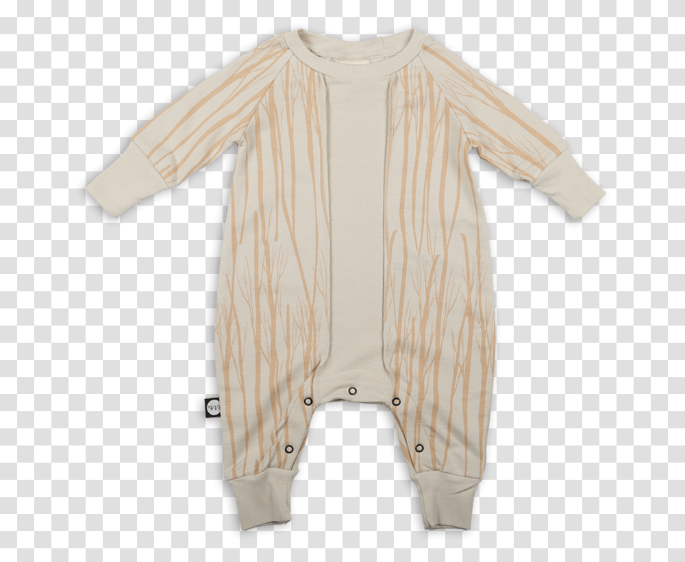Ivory Trees Print Square Romper Cardigan, Sleeve, Long Sleeve, Face Transparent Png