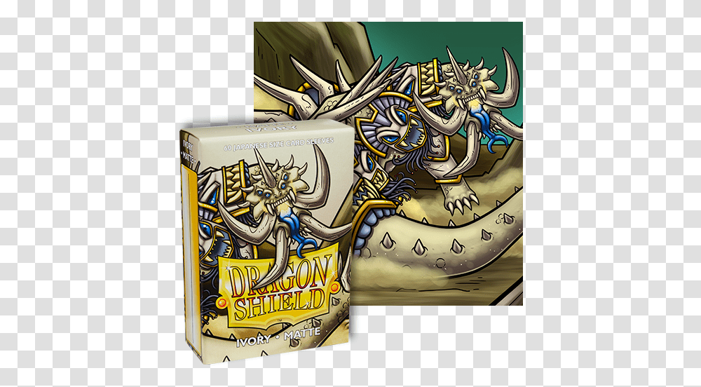 Ivory 'opylae'matte 60 Japanese - Dragon Shield Dragon Shield Ygo Matte Ivory, Art, Book, Comics, Doodle Transparent Png