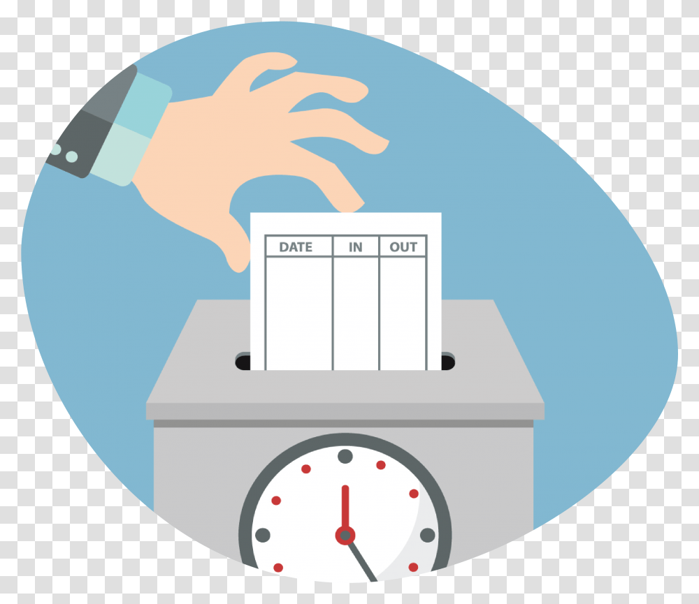 Ivr Punch In Clock Wall, Electrical Device Transparent Png