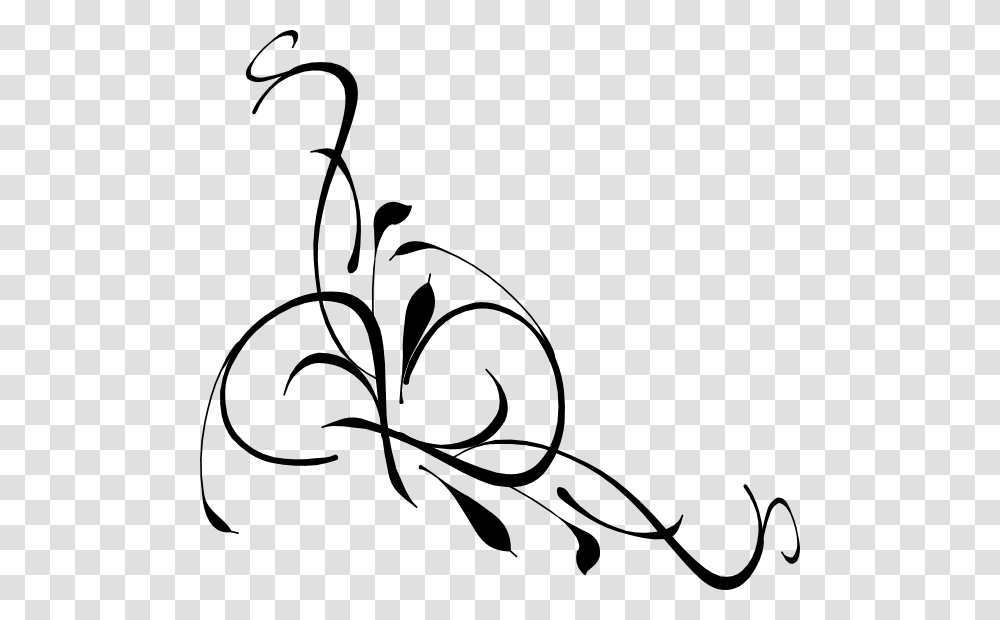 Ivy Clipart Scroll, Floral Design, Pattern, Stencil Transparent Png