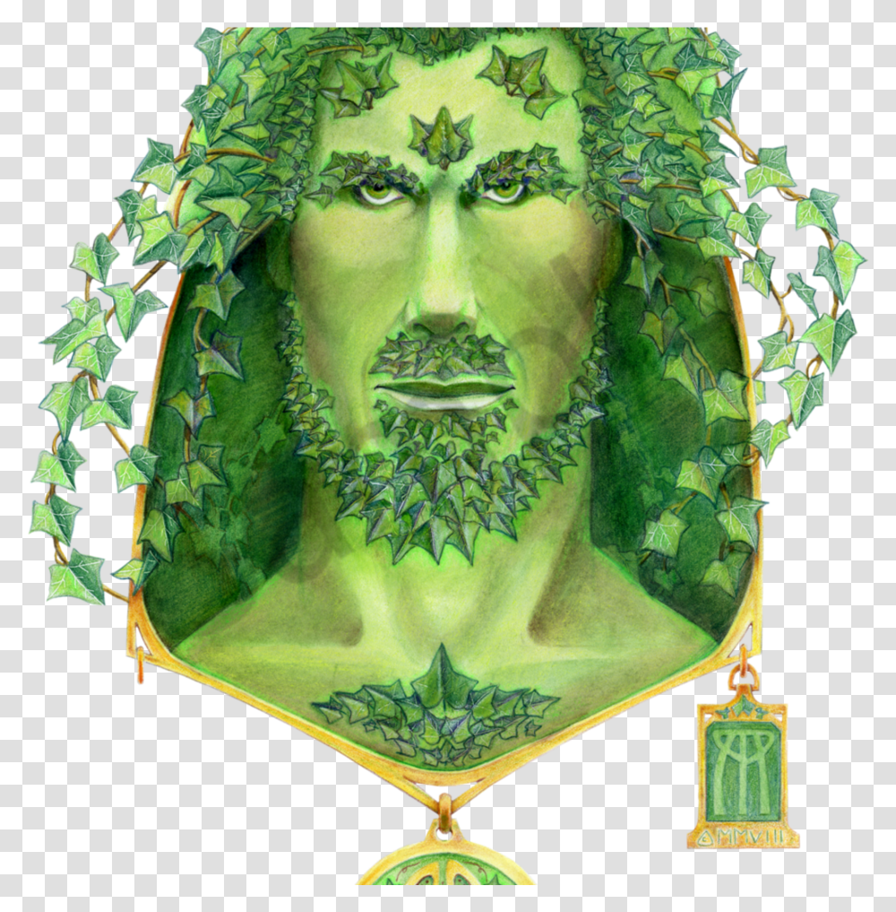 Ivy Green Man Art Transparent Png