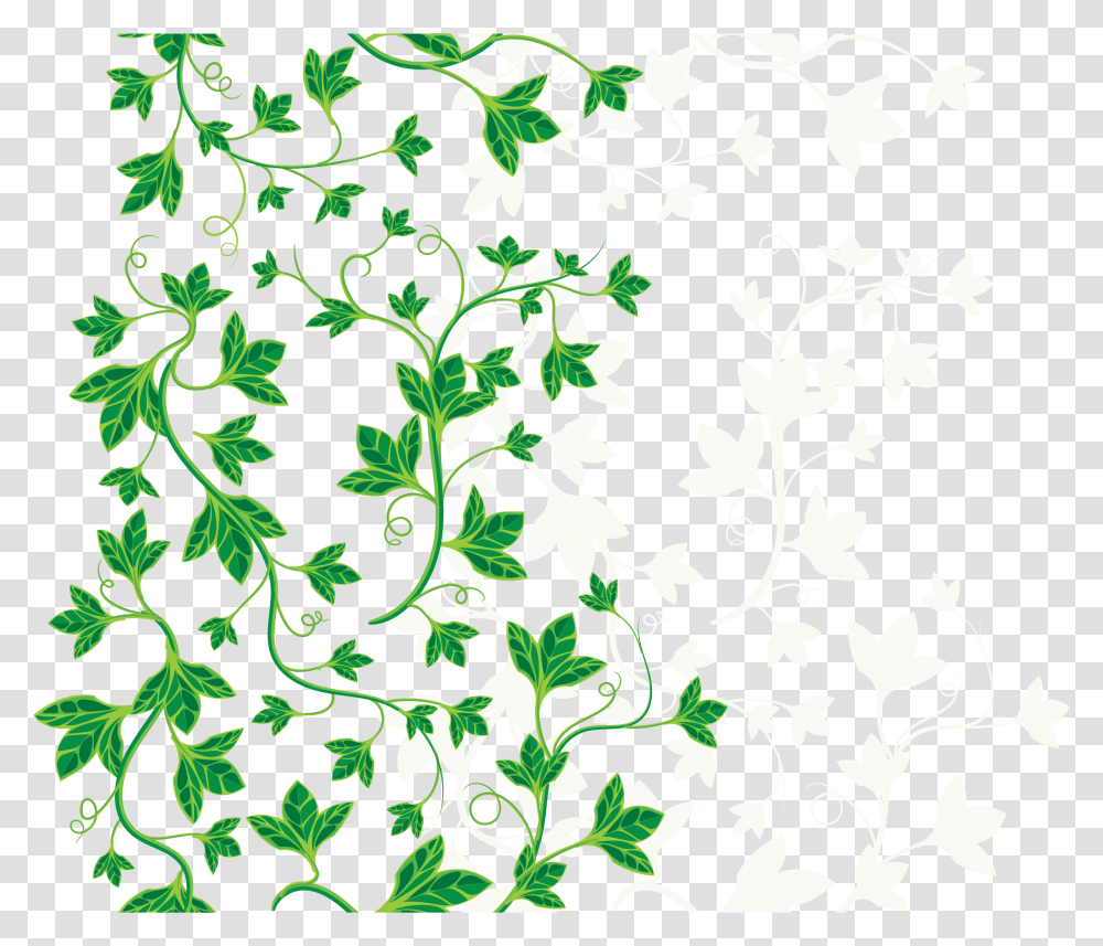 Ivy Leaves, Floral Design, Pattern Transparent Png