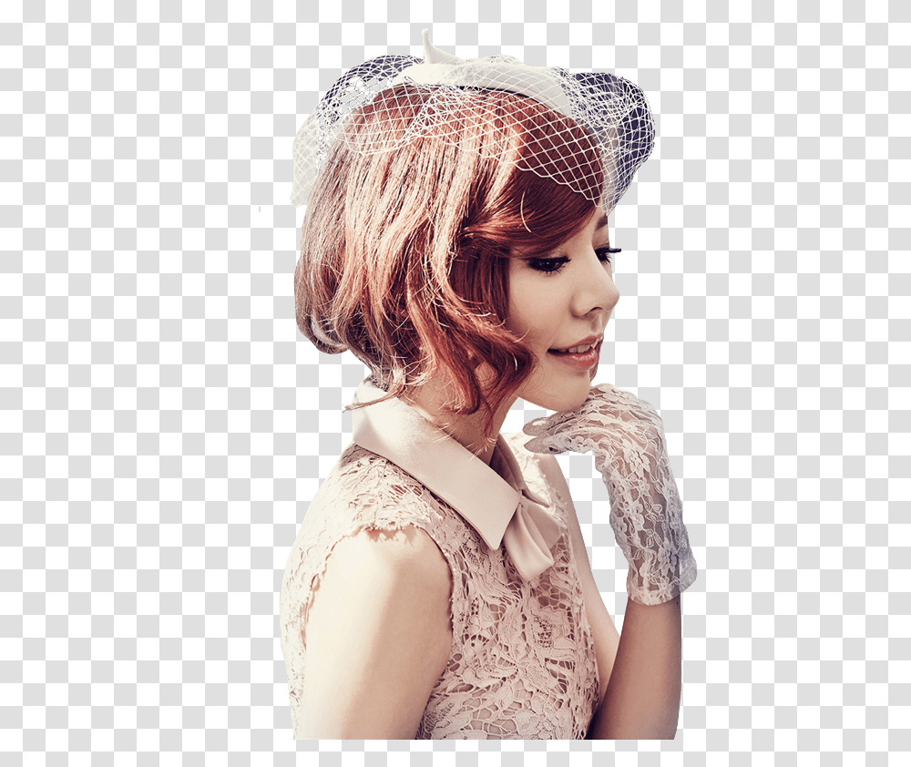 Iwadtxn Sunny Snsd Lion Heart Individual, Person, Hat, Lace Transparent Png