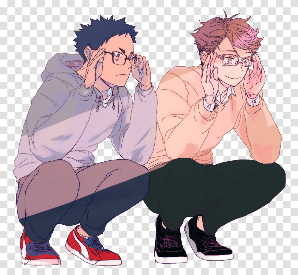 Iwaizumi And Oikawa Fanart Haikyuu, Comics, Book, Person, Human Transparent Png