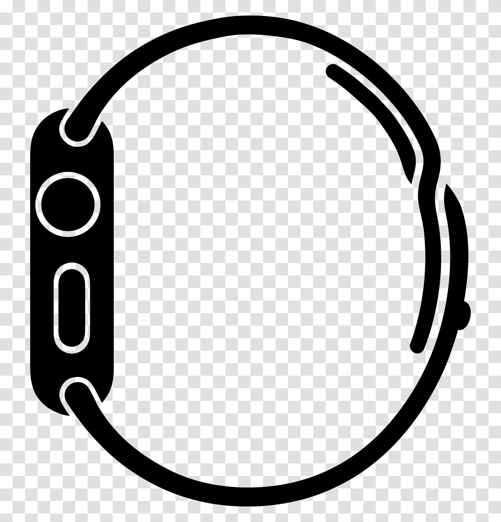 Iwatch Apple Watch Icon, Stencil, Label Transparent Png